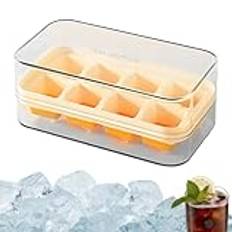 DzpKrka Press Type Ice Maker, Ice Tray For Freezer,Portable Easy Release Ice Maker - vädertillbehör, kreativt köksgadget för öl, kaffe, whisky, cocktails