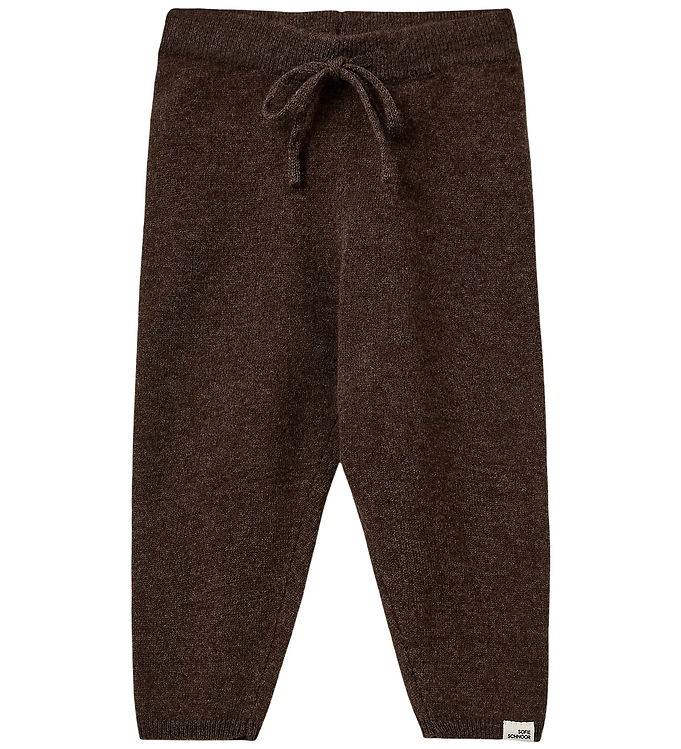 Sofie Schnoor Byxor - Stickad - LuluSB - Brown Fudge - Sofie Schnoor - 74 - Byxor - Bomull