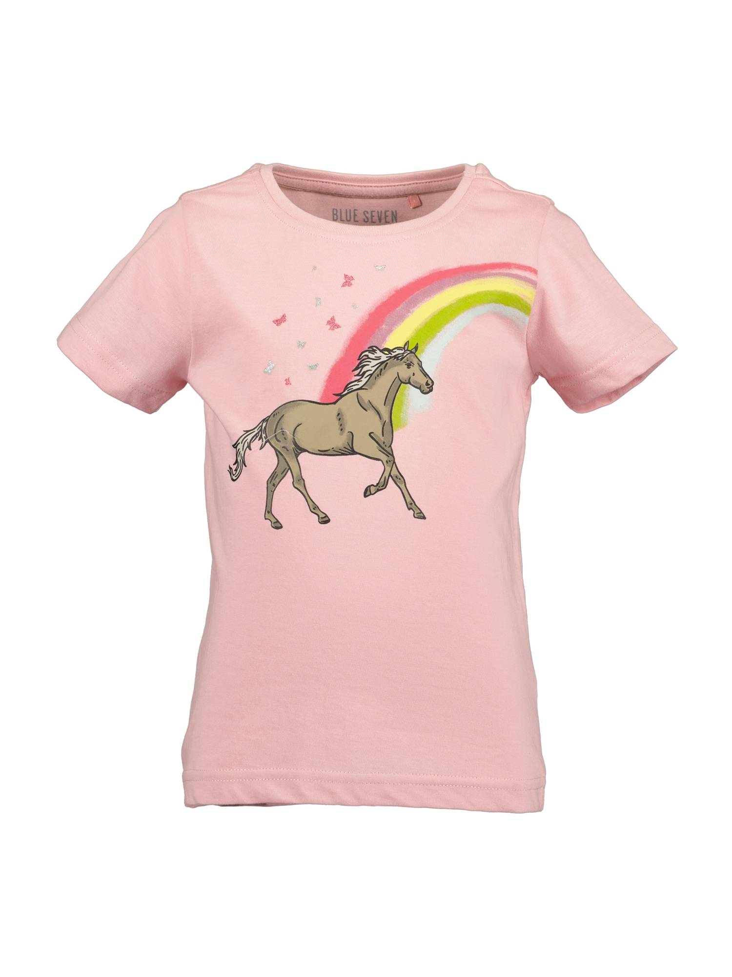 BLUE SEVEN Bluser & t-shirts  umbra / neongul / fuchsia / lyserød