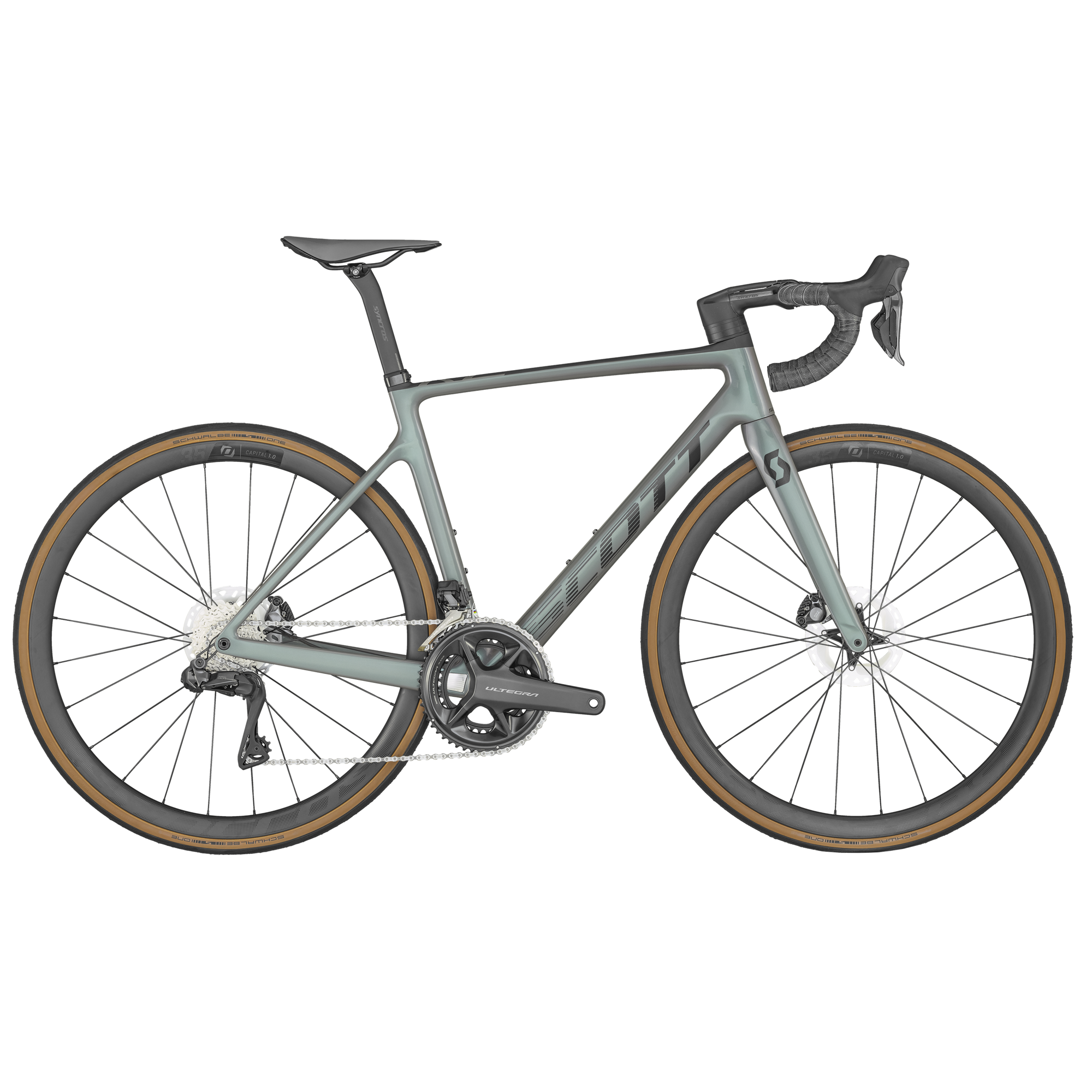 Scott Addict RC 15 2024 - Shimano Ultegra Di2 2x12sp - Syncros Capital 1.0 - 126 / XS / Prism Grey Green