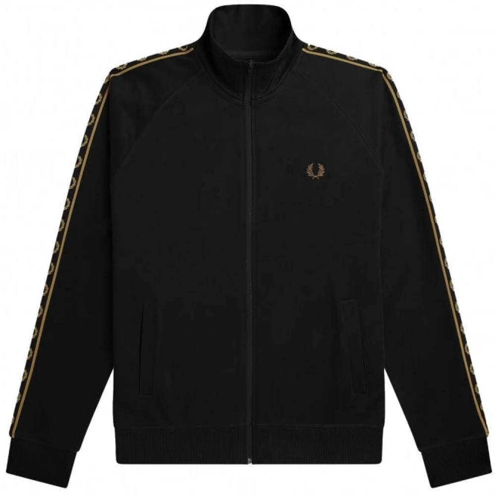 Fred Perry - Track Jacket Sweatshirts & Hoodies - Herr - XS - Bomull