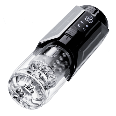 【Advanced Edition】King - 7 Vacuum Sucking for Oral Sex LCD Display Masturbator Male Sex Toys