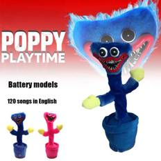 Poppy Playtime Huggy Wuggy Dansende Kaktus Legetøj BLÅ