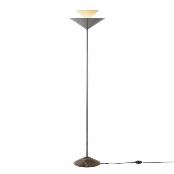 Gio Golvlampa LN28 Emperador Marble & Dark Chrome
