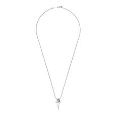 Rick Owens, Accessories , Herre, Grå, ONE SIZE, Uld, Charm Palladio Pentagram Smykker