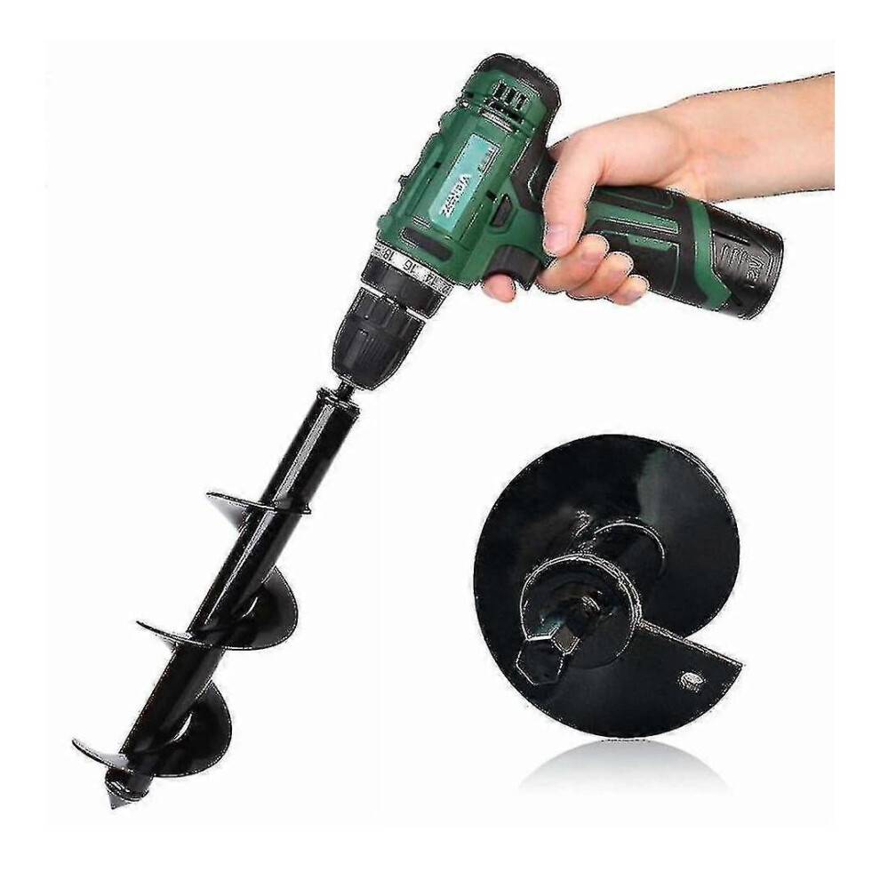 (4CMx22CM) 4 Sizes Garden Auger Drill Bit Tool Spiral Hole Digger Ground Drill Earth Drill