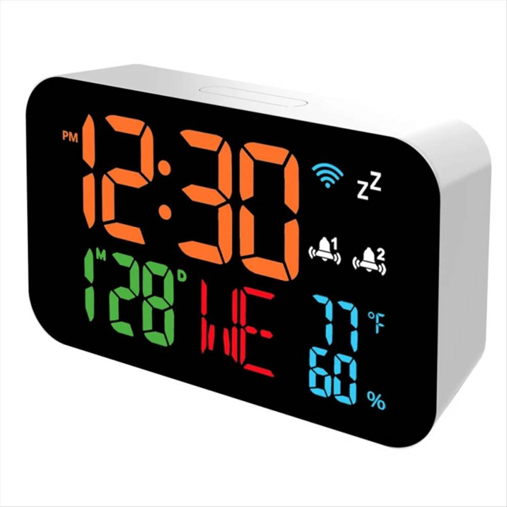 Tuya WiFi Ur Kalender Intelligent Termometer Hygrometer