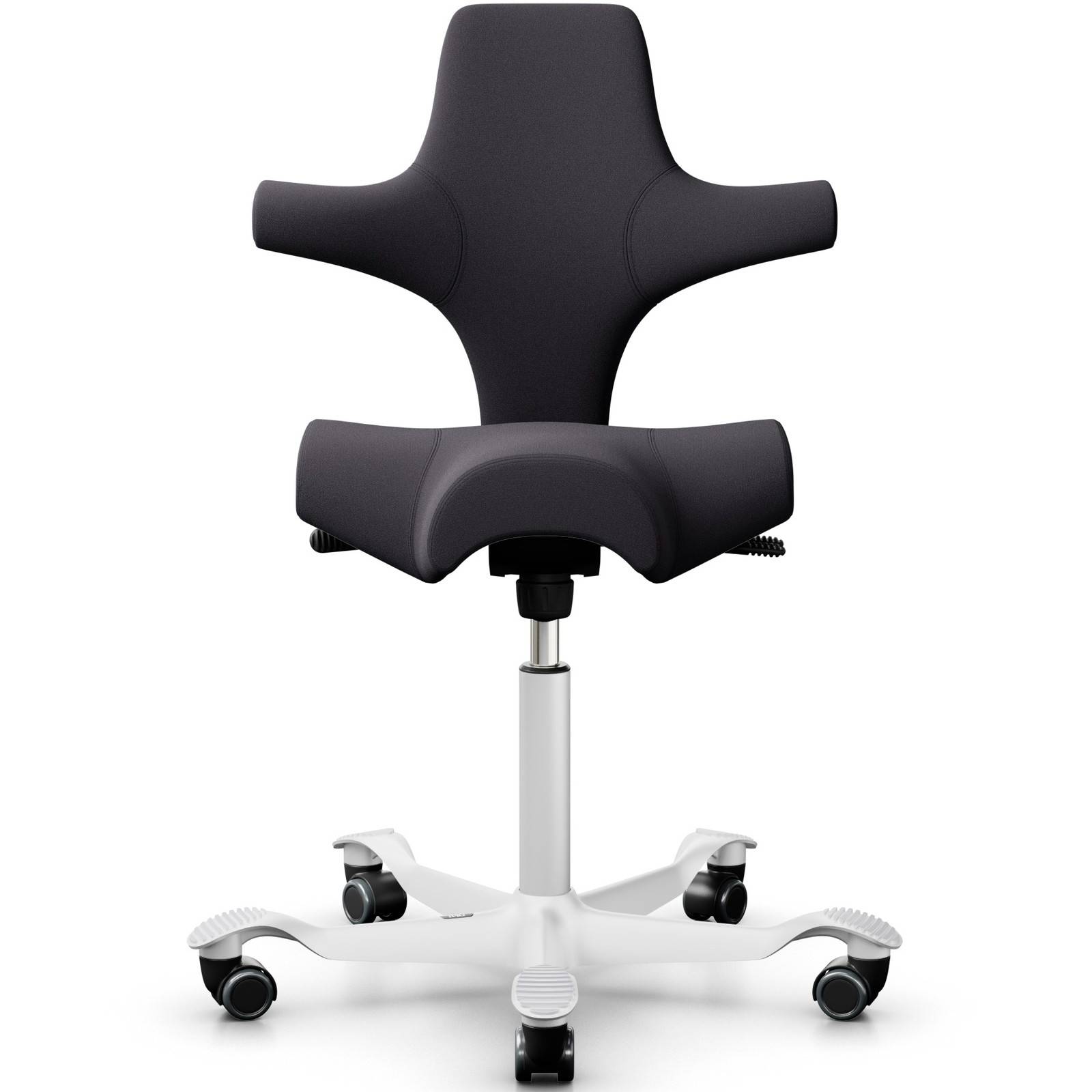 HÅG Capisco 8106 kontorstol 150mm antracit/hvid