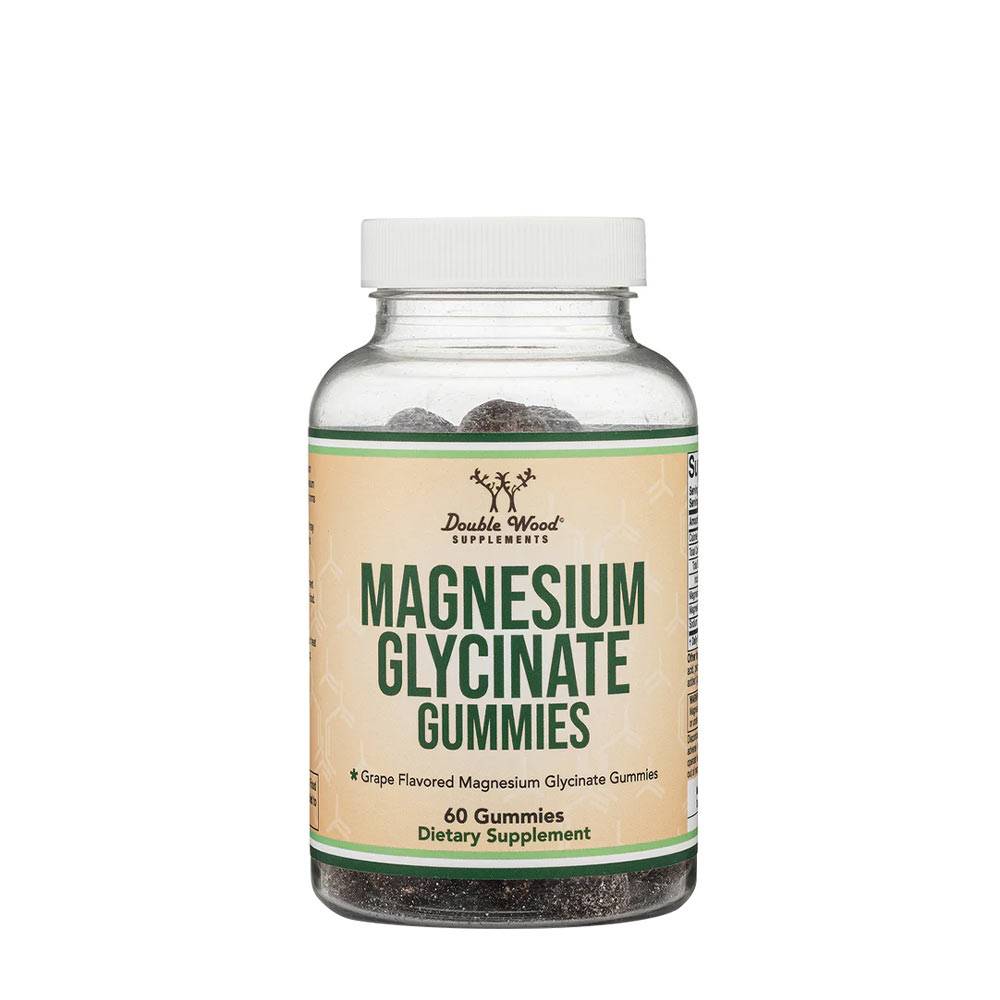 Double Wood Supplements Magnesium Glycinate Gummies - 60 tuggbitar