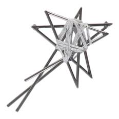 Lorena Antoniazzi, Accessories , Dame, Grå, ONE SIZE, Uld, Chic Broche med Jomfruuld Indsats