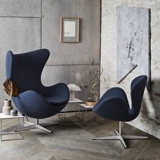 Fritz Hansen 3320 Svanen Loungestol (Kategori 2, Steelcut Trio (Stof))