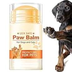 Dog Paw Pad Balm, Dog Paw Balm, Naturlig Slick Säker Katt Hund Paw Pad Balm Stick, 40g Cat Paw Butter fuktighetskräm Snö & torrt väderskydd Salva Resor för torra tassdynor