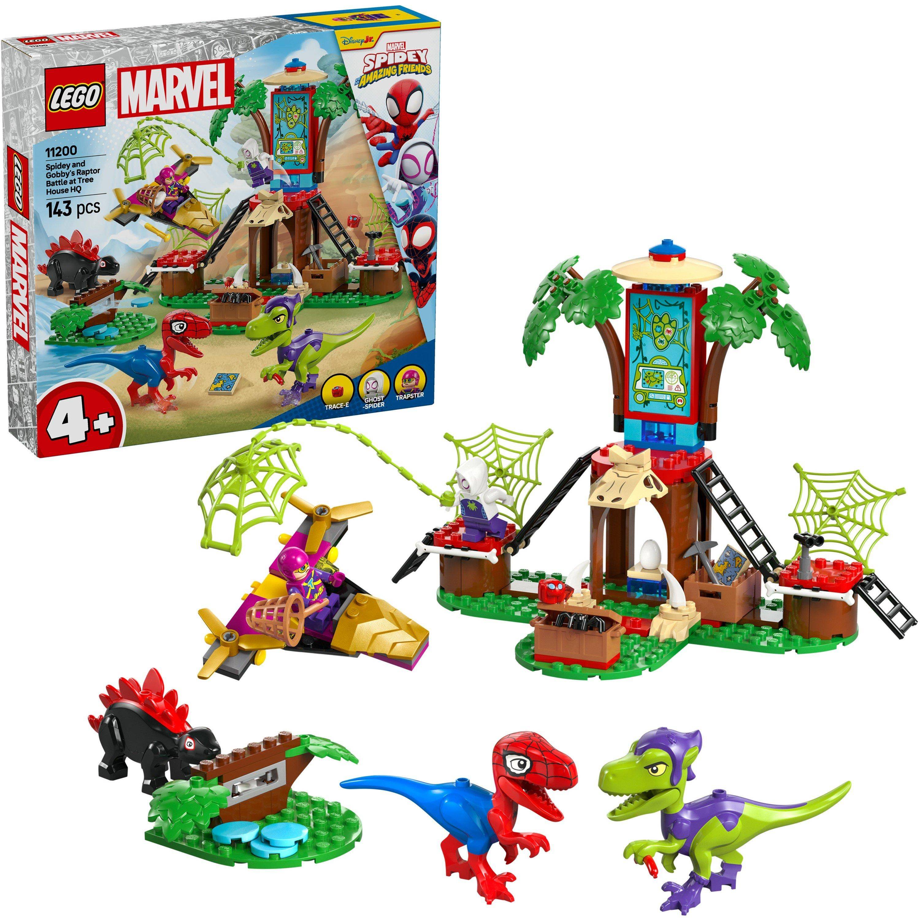 Lego Marvel 11200 Spidey And His Amazing Friends Spidey And Gobby’s Raptor Battle At Tree House Hq