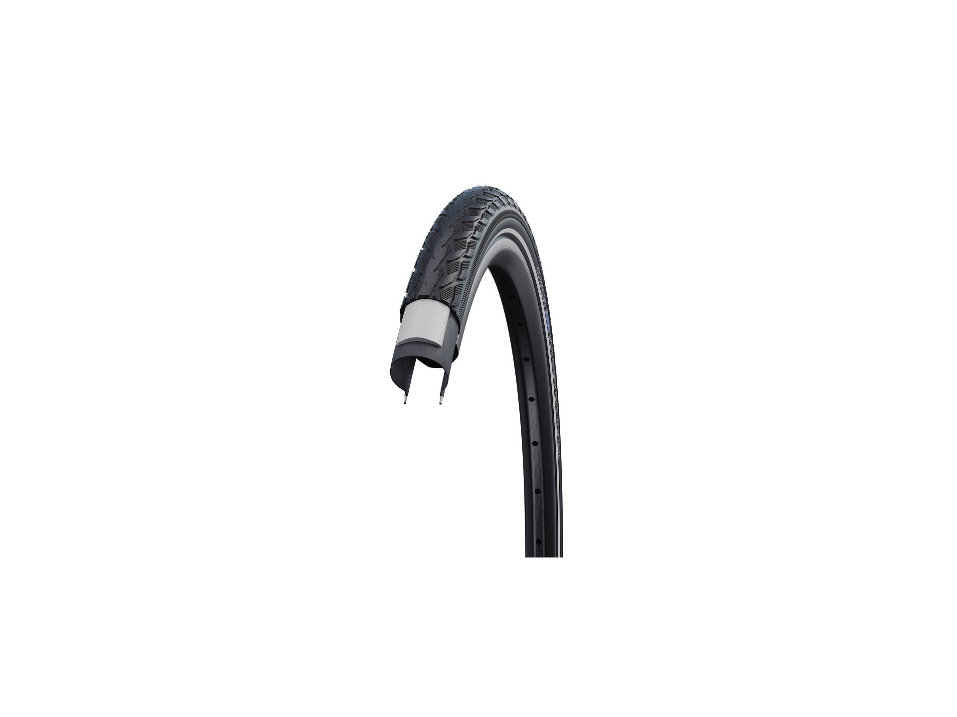 Däck Schwalbe Delta Cruiser Plus SBC PunctureGuard 37-622 Svart/Reflex