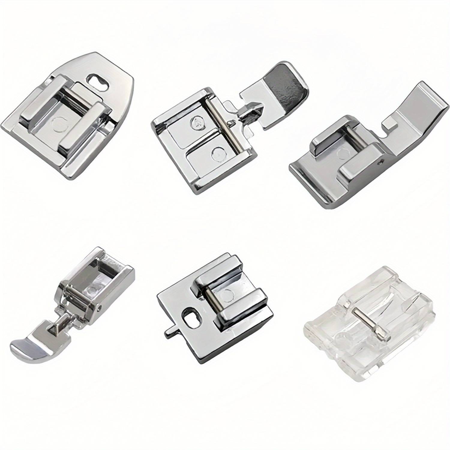 6pcs Zipper Sewing Machine Foot Invisible Zipper Foot Household Sewing Machine Parts For Brother Stitching Tool