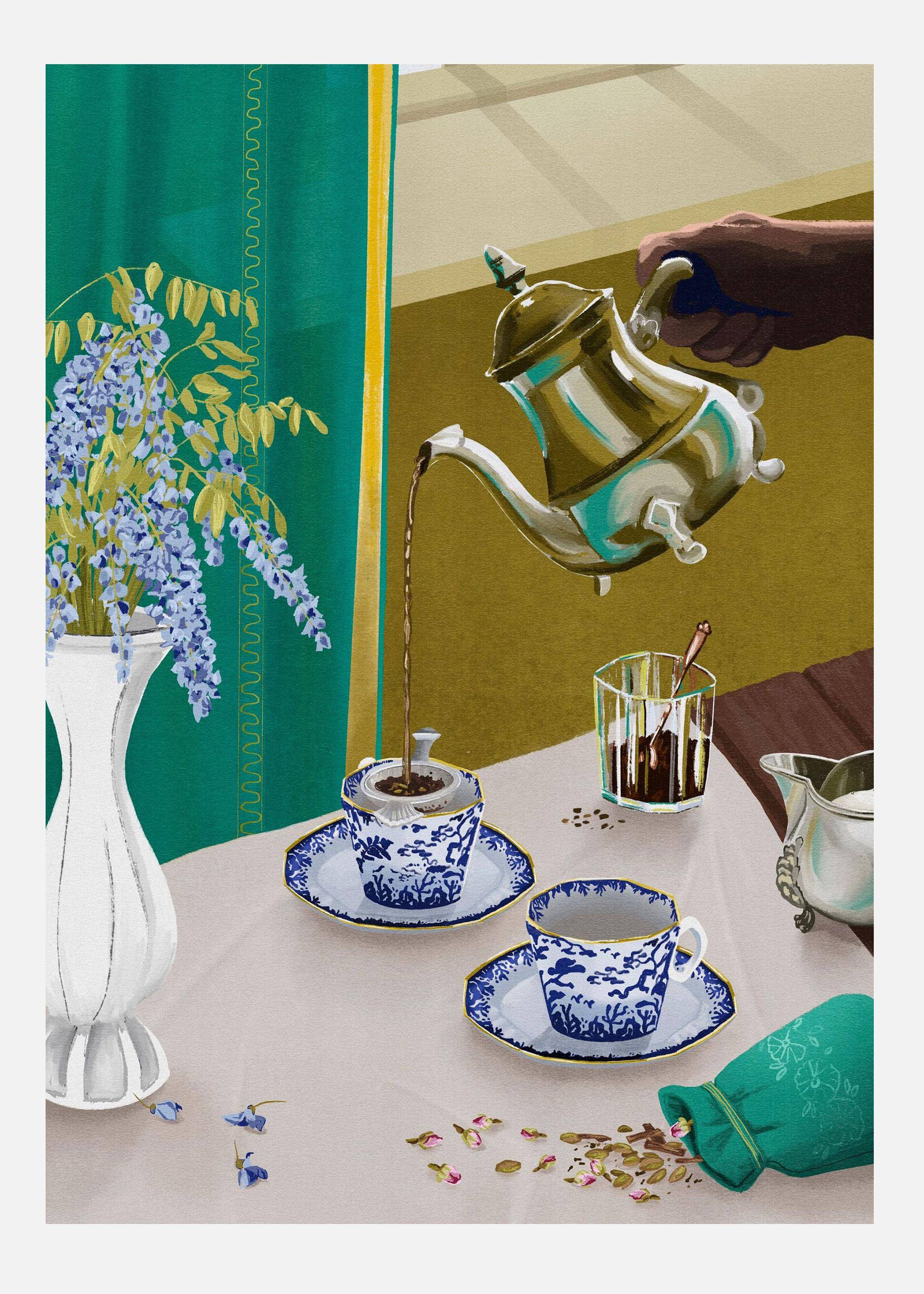 I Despise English Tea Canvastavla (50x70 cm)