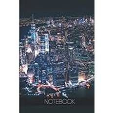 Notebook - Travel Journal - 110 pages: Manhattan, New York - Freedom tower Harbour