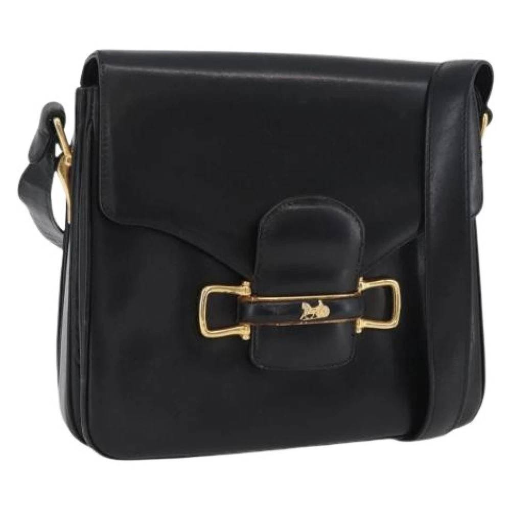 Celine Vintage Pre-owned Vintage Skuldertaske - Vintage - Dame - Sort - ONE SIZE - Uld