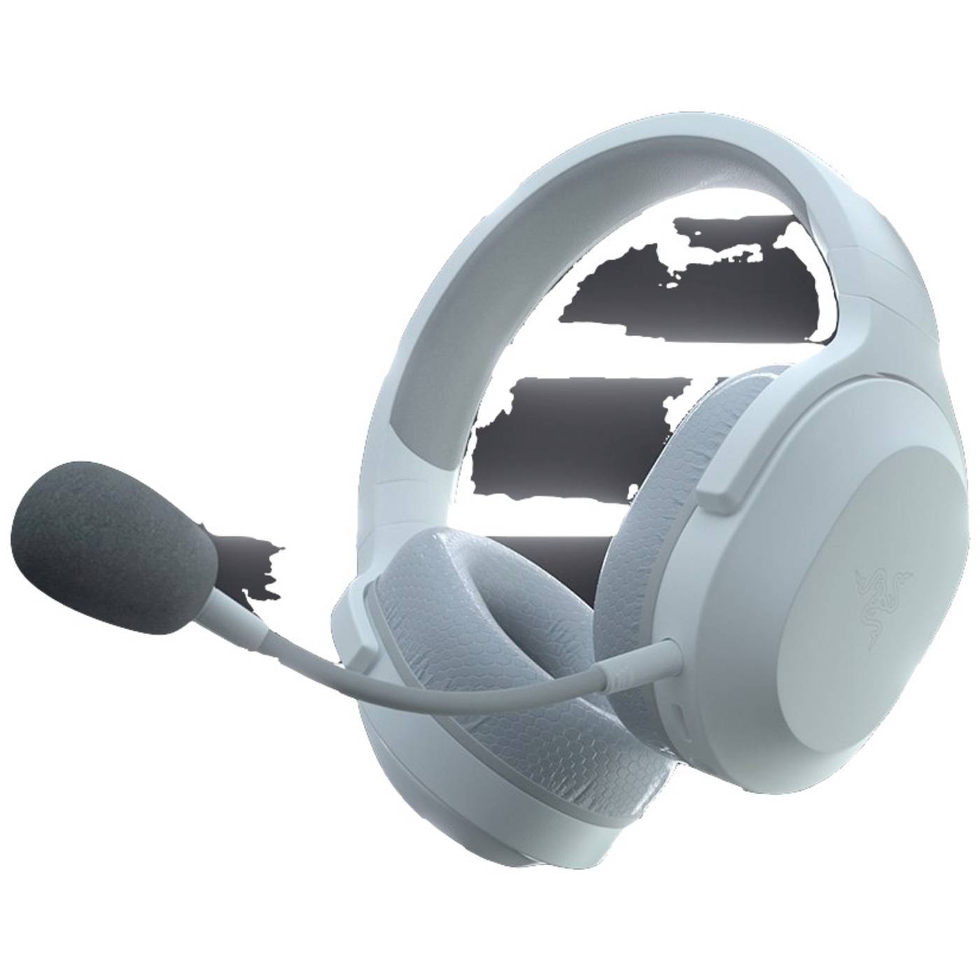 RAZER Barracuda X 2022 Over Ear-hörlurar Bluetooth, Sladd Stereo Vit, Ljusblå Volymkontroll, Mikrofonljudavstängning Spel