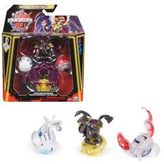 BAKUGAN Starter 3-pack, Special Attack Dragonoid, Titanium Hammerhuvud, Butterclaw, individuell actionfigur, samlarkort, barnleksaker för pojkar och flickor