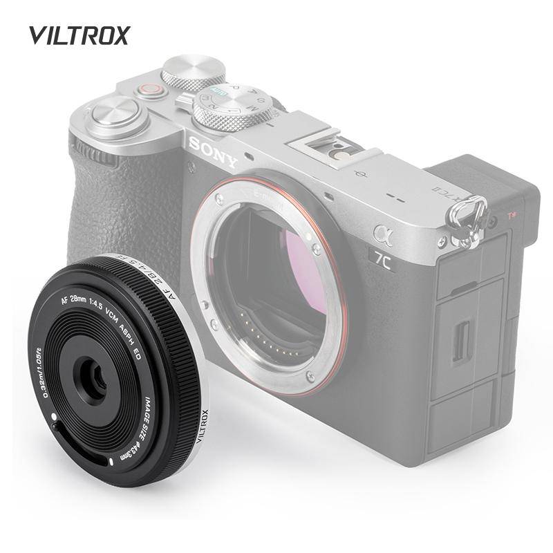Viltrox Af 28Mm F4.5 Kameror Objektiv Fullformat Autofokus Objektiv För Sony E Fujifilm Fuji X XF Nikon Z Serie Kameror svart
