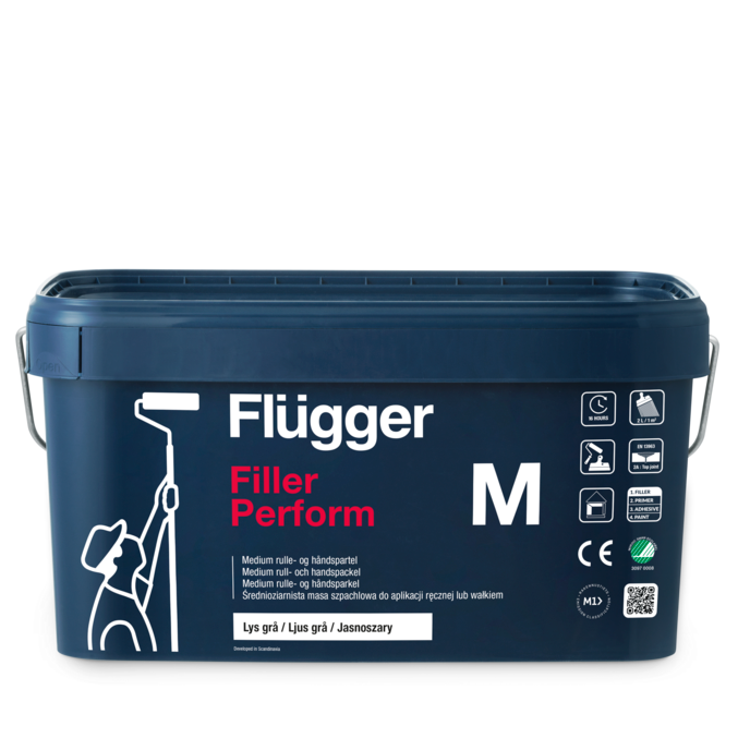 Medium Rullespartel - Flügger Filler Perform M 12 L