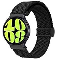 TOPsic Nylon Bracelet Samsung Galaxy Watch 6, 20mm Bracelet Nylon Magnétique Band pour Galaxy Watch 6/5/4 40mm 44mm, Galaxy Watch 6 Classic 43mm 47mm, Galaxy Watch 5 Pro 45mm/Watch 4 Classic