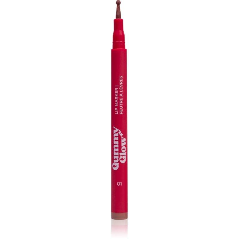 LAMEL Gummy Glow Lip Marker Læbe markør med længerevarende effekt Skygge 01 1.6 ml - 1.6 ml