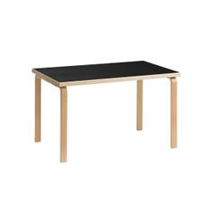 Aalto Table 81B - Birk/Sort linoleum - Artek