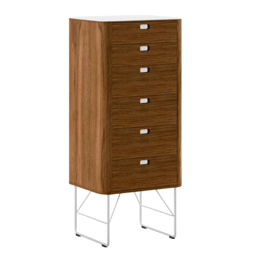 Naver Collection AK2421 Byrå Oiled Walnut Stainless Steel