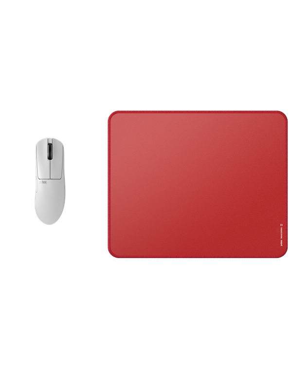 Pulsar Bundle - Xlite V4 Mini White + ParaControl Medium v2 Mousepad - Gaming Mus - Optisk - 6 knapper - Hvid
