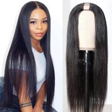 Straight Wigs Cheap U Part Wig Brazilian Human Hair Wigs For Women Virgin Hair Hot Sale Middle U Shape Wig 180 Density Wholesale