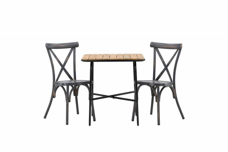 Holmbeck&Tablas havesæt med cafebord 70x55cm og 2 stole