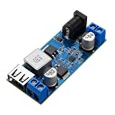 DollaTek S DC-DC 24V/12V Till 5V 5A Step Down Power Supply Buck Converter Justerbar USB Step-down Laddningsmodul