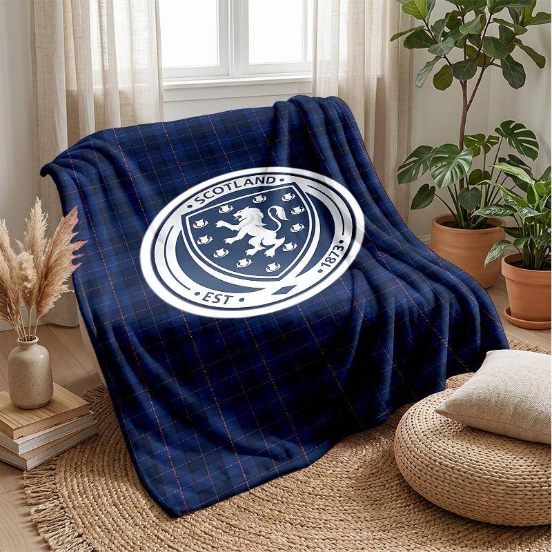 Scotland Theme blanket Soft Flannel Blanket Plush Throw Blanket Cozy Sofa Bed Blanket for Home Decor