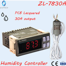 Zl -7830a, 30a relä , 100-240 vac, fuktregulator, hygrostat, lilytech - Med zl-shr 05b