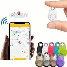 Smart Tracker Key Finder - Wireless Anti-Lost Locator With Alarm For Pets, Cats, Dogs, Keys, Wallets, Luggage - Plastic, Portable Wireless Real-Time L - Multicolor - Purple,White,Black,Green
