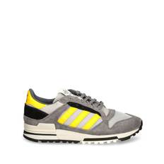 adidas - Originals ZX 600 sneakers - herr - kalvskinn/gummi/kalvmocka/Tyg/Tyg - 11.5 - Grå