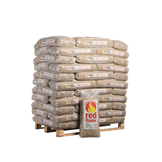Red Flame Standard Træpiller 8mm 15kg sække | 900kg