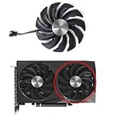 Datorkomponenter 2 FAN 4PIN 85MM T129215SU RTX 3060TI GPU Fan Compatible with RTX 3060 Ti WINDFORCE OC 8G Graphics Card Cooling(S)