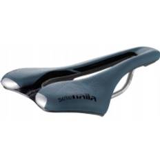 Selle Italia Siodło SELLE ITALIA SLR BOOST GRAVEL TI316, Superflow S (id match - S3), TI 316 Rail, Fibra-Tek, Light Gel, 204g, Niebieskie (NEW)