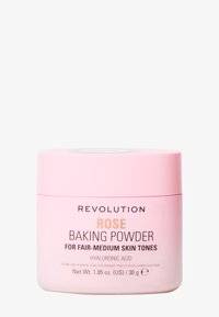 REVOLUTION LOOSE BAKING POWDER - Fixeringsspray & -puder - revolution loose baking powder rose