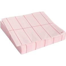 Hay Pattern Napkinsset of 20 Lunch-light Pink and red Grid Light Pink And Red Grid - Bolig hos Magasin