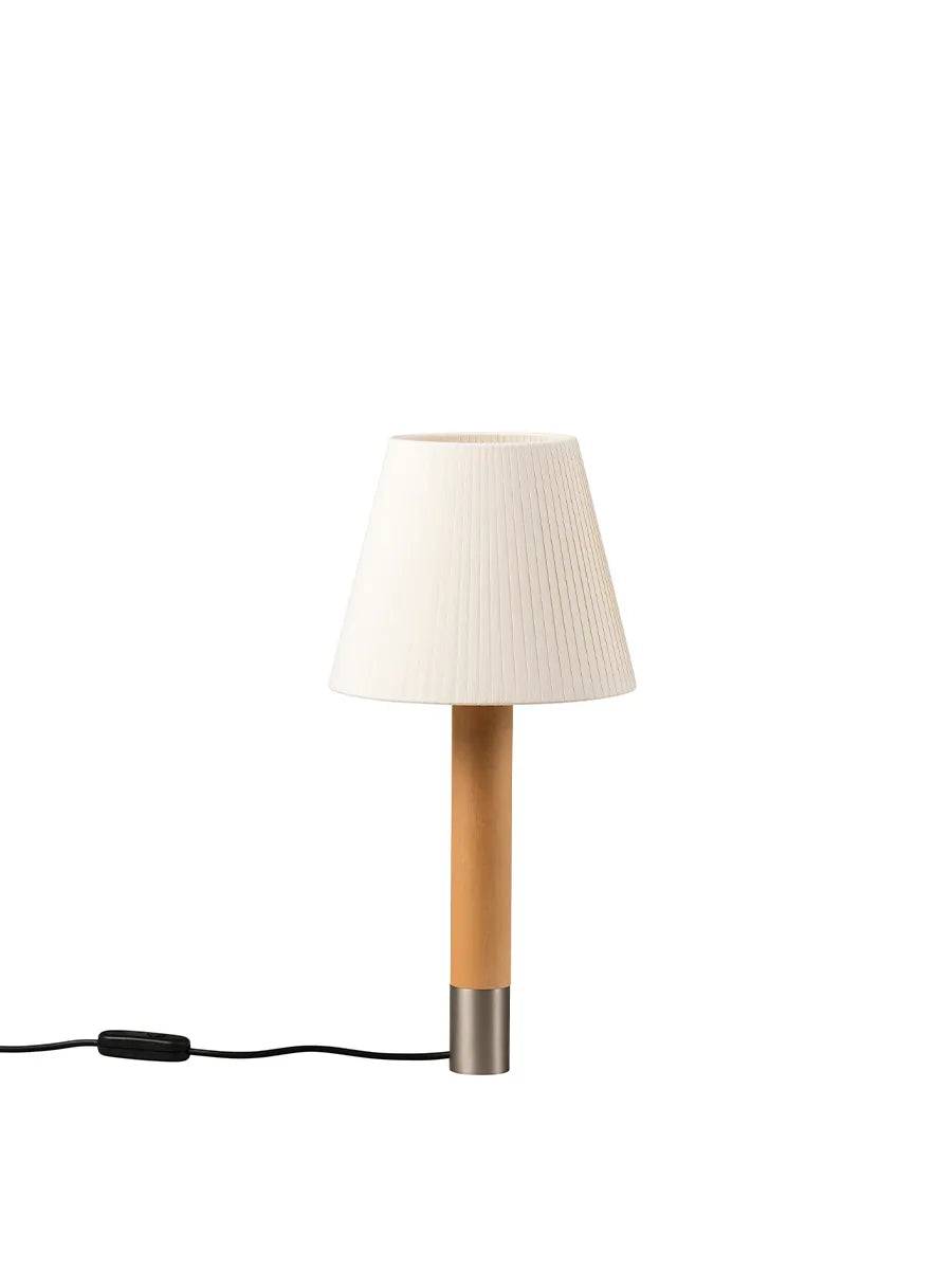 Básica M1 Bordlampe fra Santa and Cole Natural ribbon / Nickel - Jacobsen Plus