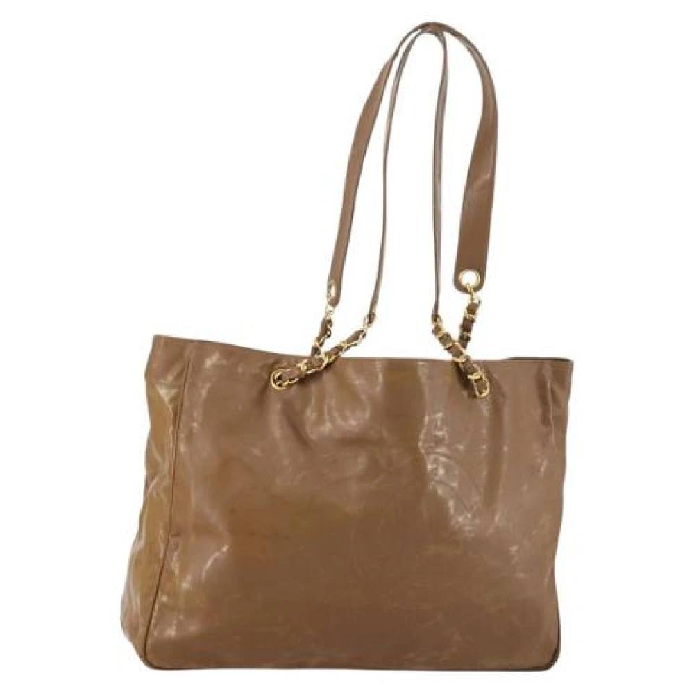 Chanel Vintage Pre-owned Tote Bag - Vintage - Dame - Brun - ONE SIZE -