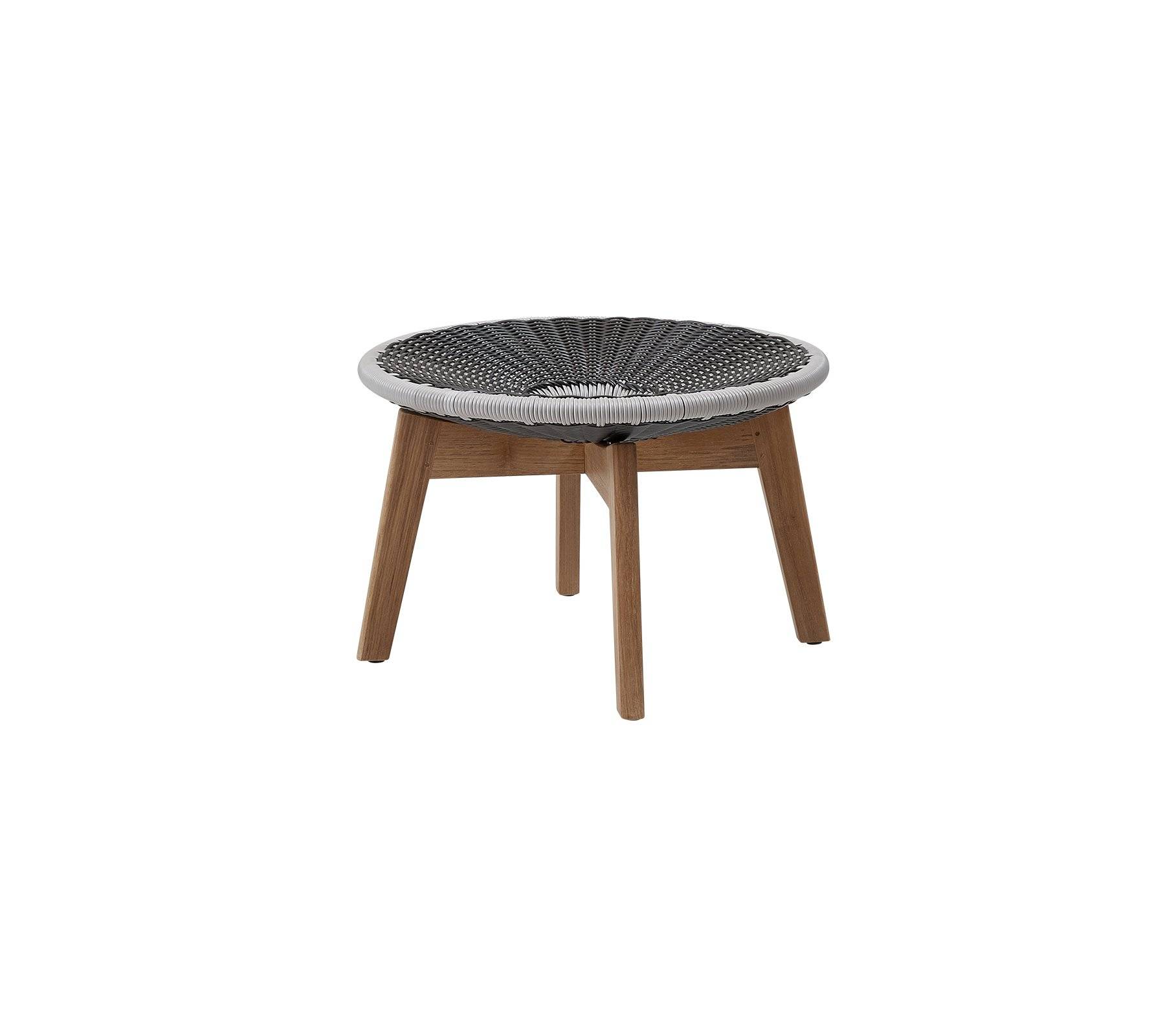 Cane-line | Peacock fotpall med teak ben
