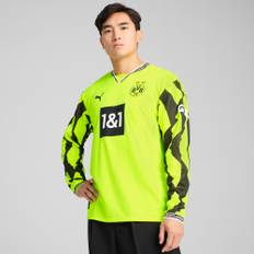 Men's Puma Borussia Dortmund Culture Long Sleeve Special Jersey, Yellow, Size 3XL, Clothing