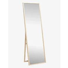 HÜBSCH Glimpse Floor Mirror Natural |Beige |52X5X167 cm