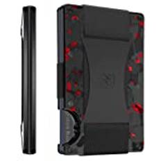 The Ridge Wallet Forged Carbon Plånbok av smidd kol, ultralätt plånbok med RFID-blockerare, Emberpaket, Modern