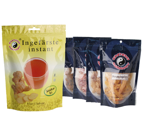 1st ingefärste SF och 4st Valfria ingefära snacks